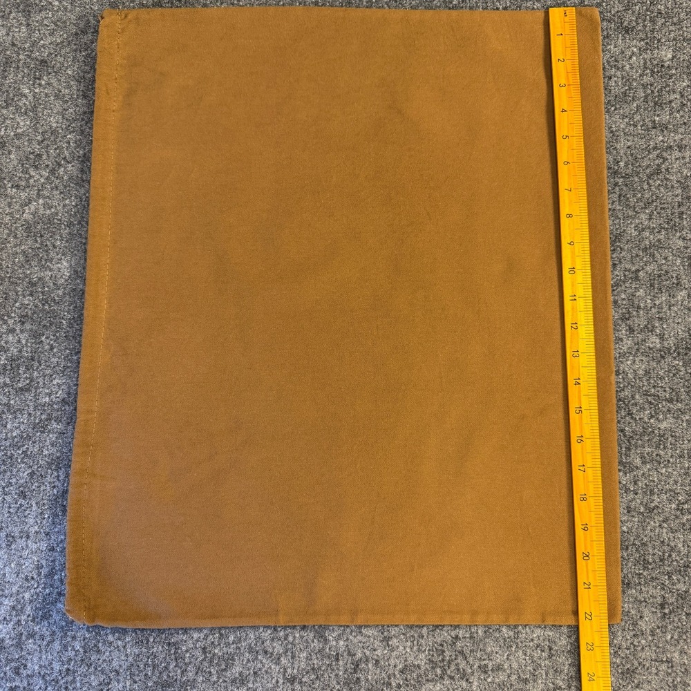GUCCI Authentic Handbag Dust Bag Storage Drawing String Brown and Gold 22w x 18L - Picture 4 of 5